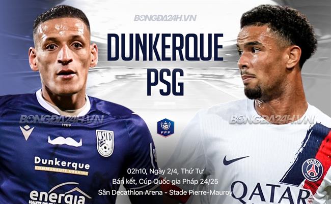 Phân tích, dự đoán trận đấu Dunkerque vs PSG (02h10 ngày 24) 1