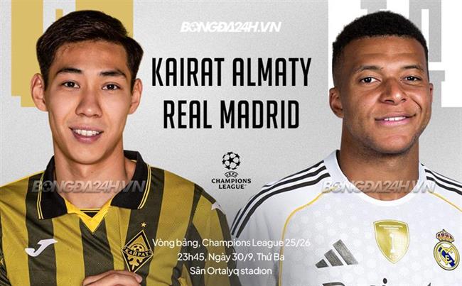 Kairat Almaty vs Real Madrid