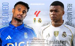 Mbappe lập cú đúp trong thắng lợi 3 sao của Real Madrid